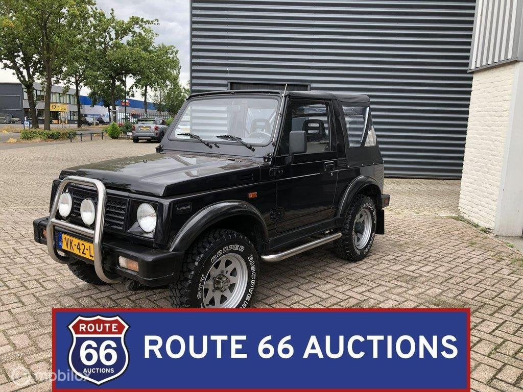 Suzuki Samurai Rhino | 1991 | Route 66 Auctions, Overige carrosserieën, Zwart, Bedrijf, Handgeschakeld