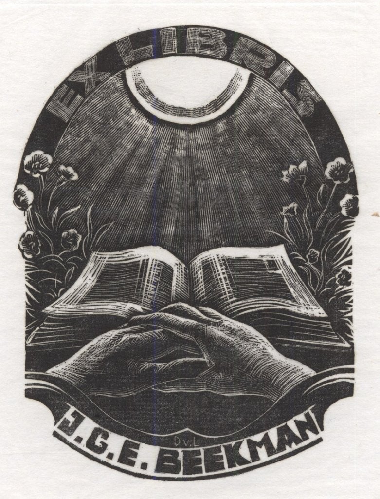 0228 Ex Libris Nederland : Dirk Govert van Luijn, 1941, Verzenden, Ex libris