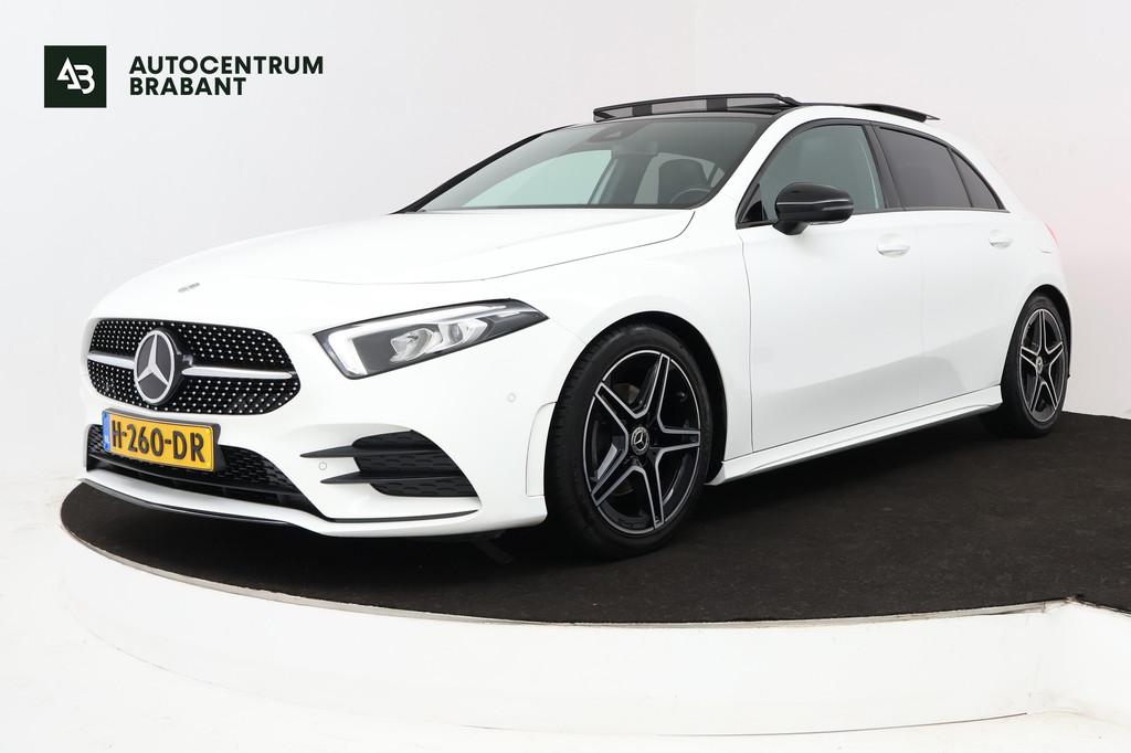 Mercedes-Benz A-klasse 180 Business Solution AMG (PANORAMADA, Gebruikt, 4 cilinders, Wit, Origineel Nederlands