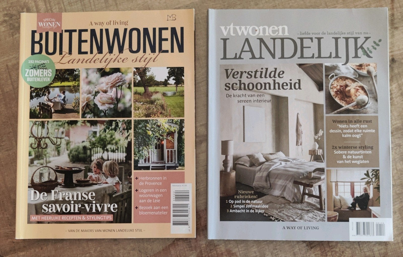 VT Wonen Landelijk 2026 + BuitenWonen Landelijke Stijl 2022, Boeken, Ophalen of Verzenden, Zo goed als nieuw, Overige typen