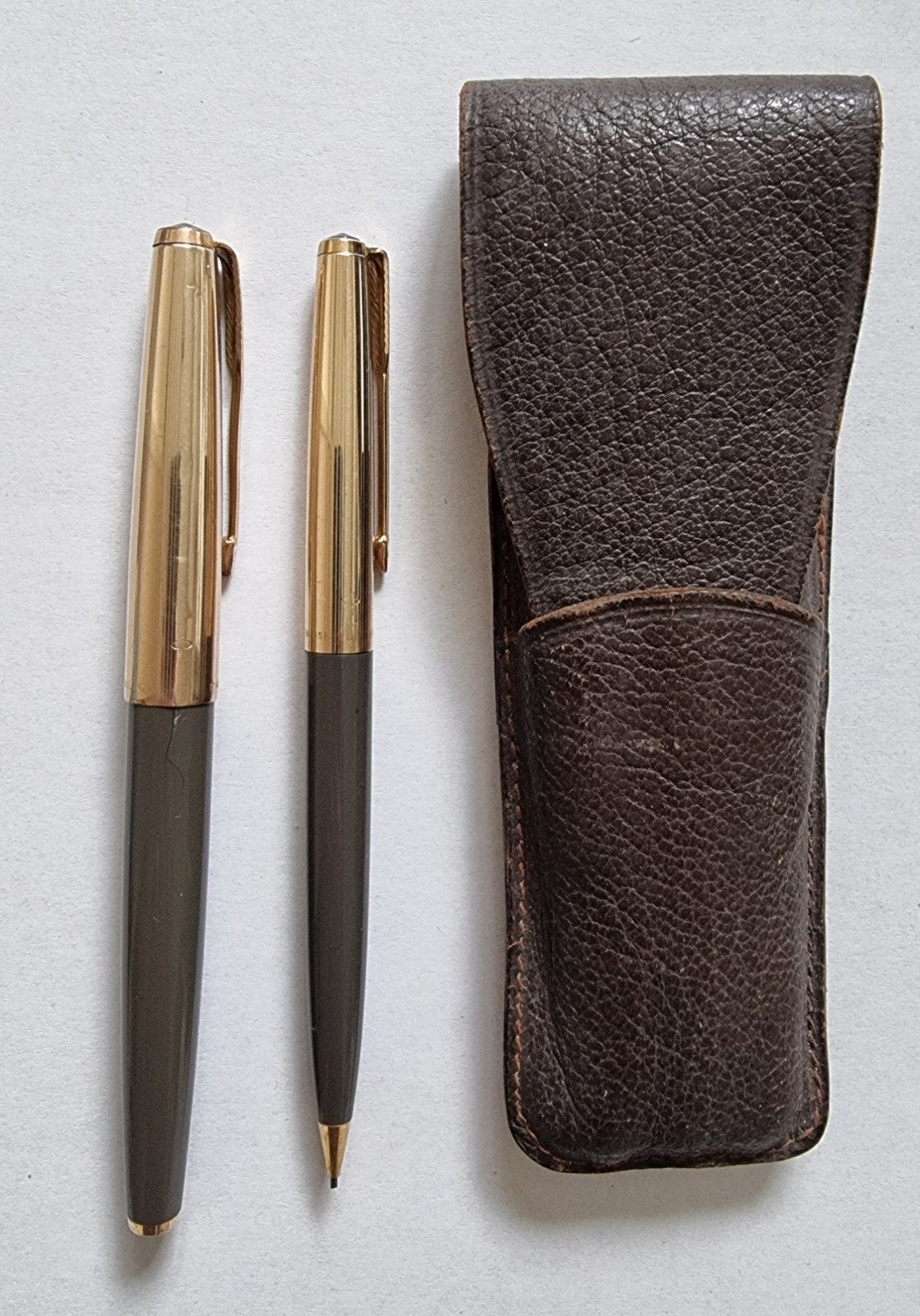 Parker 61 vulpen 14k nib en vulpotlood zie omschrijving, Verzenden, Gebruikt, Vulpen, Parker