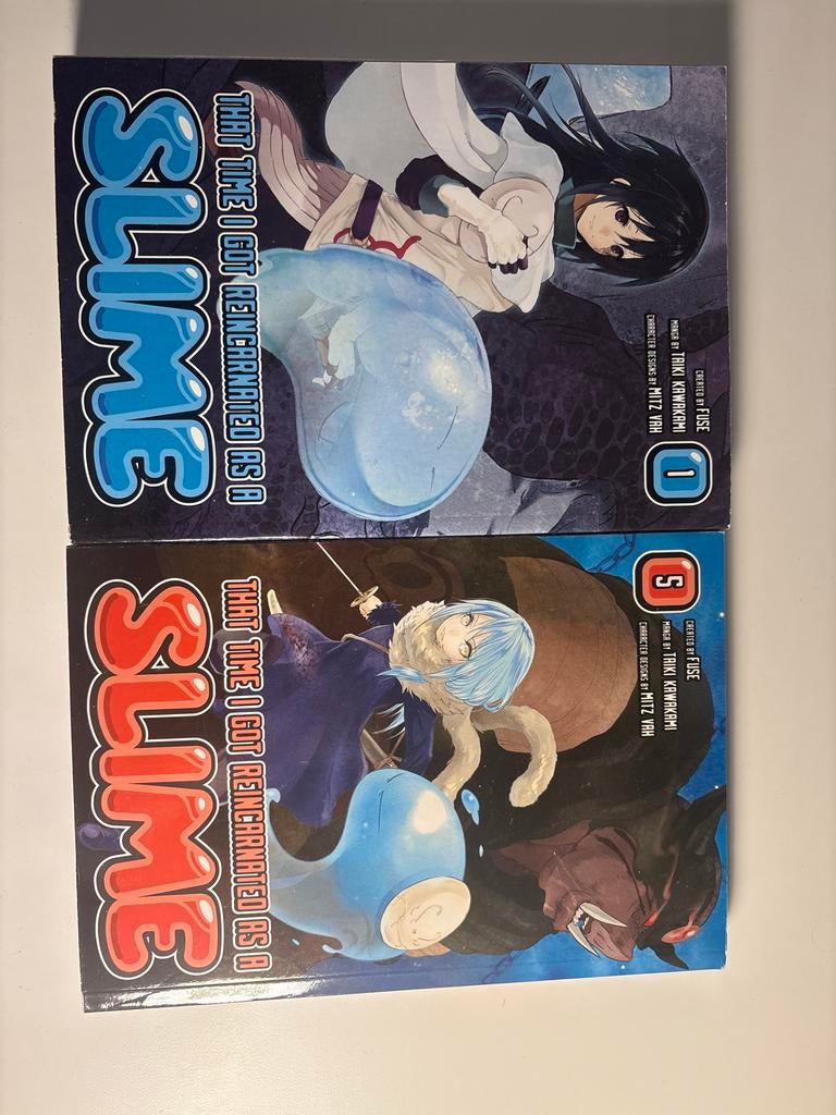 That Time I Got Reincarnated as a Slime manga deel 1 en 5, Boeken, Strips | Comics, Meerdere comics, Ophalen of Verzenden, Zo goed als nieuw
