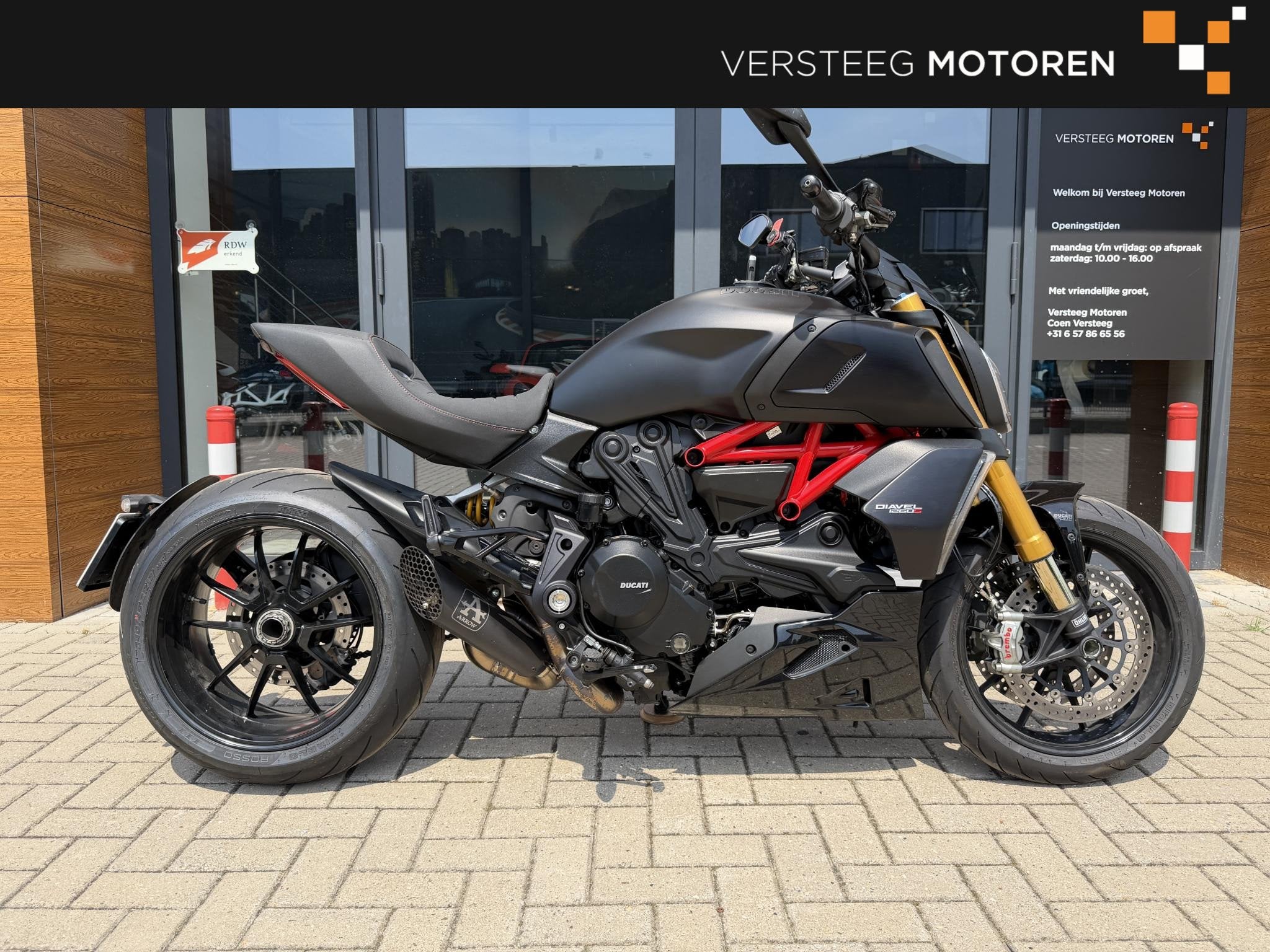 Ducati Diavel 1260 S Arrow demper#dealerond# 1260S Ducati Di, Motoren, Traction Control, Info@ducati.com, Ducati North Europe B.V.