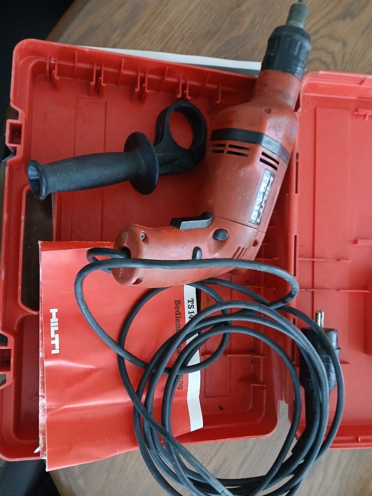 Hilti TS 14S Boormachine in koffer - 500W, Doe-het-zelf en Verbouw, Gereedschap | Boormachines, Ophalen, Gebruikt, 400 tot 600 watt