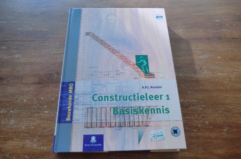 boek - Constructieleer 1 - Basiskennis - Korsten / bouwkunde, Ophalen of Verzenden, Gelezen, Bouwkunde