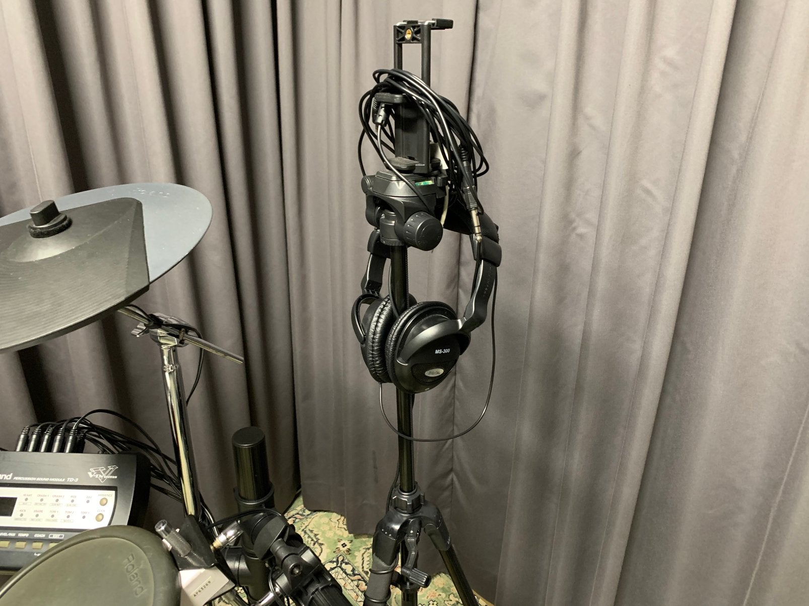 Elektronisch drumstel Roland TD3 V-Drums + Drumtec Snare, Ophalen, Zo goed als nieuw, Roland