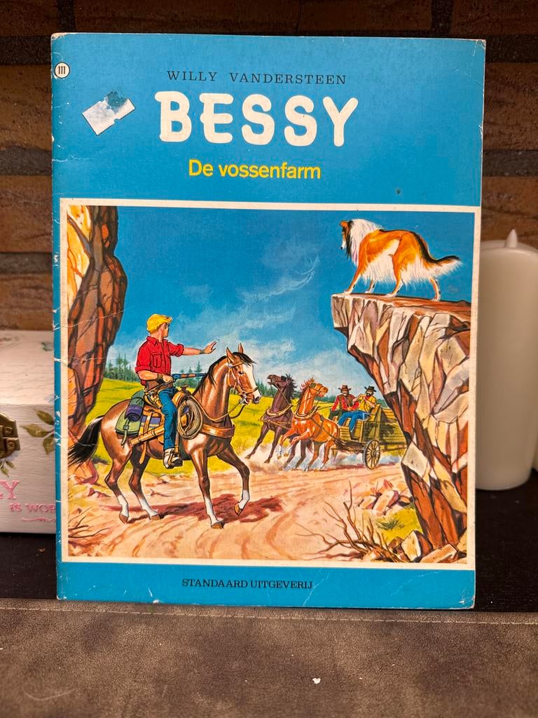 Bessy: De vossenfarm - Willy Vandersteen stripboek, Ophalen of Verzenden, Gelezen