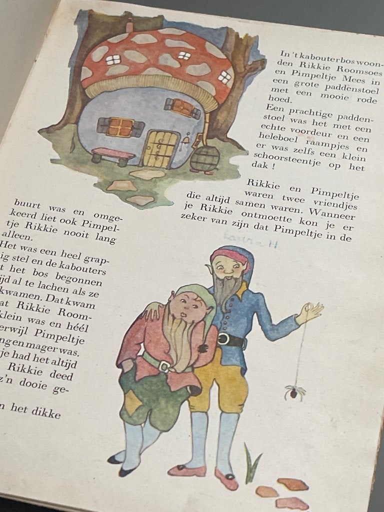 Van Pimpeltje Mees en Rikkie Roomsoes (1946) , Antiek en Kunst, Ophalen of Verzenden