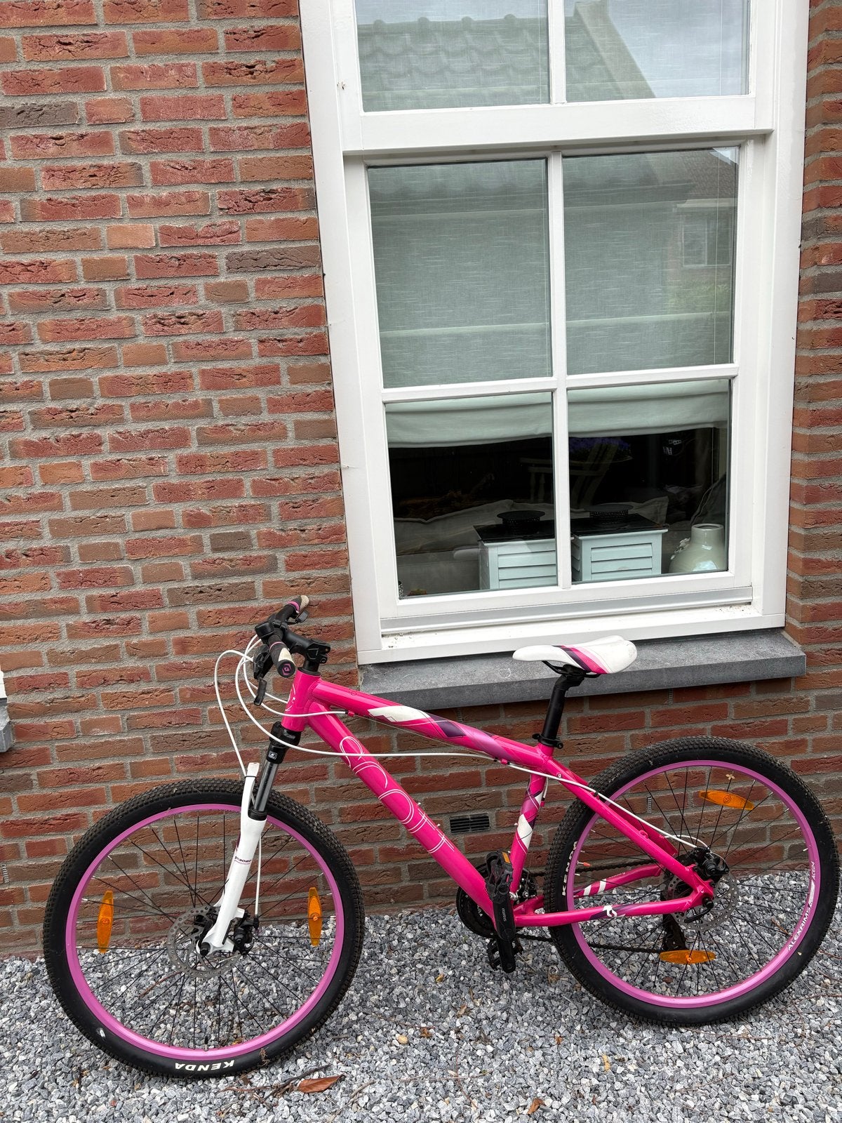 Scott Contessa 630 Mountainbike - Roze/Wit - 26 inch, Gebruikt, Handrem, Schijfrem, Ophalen