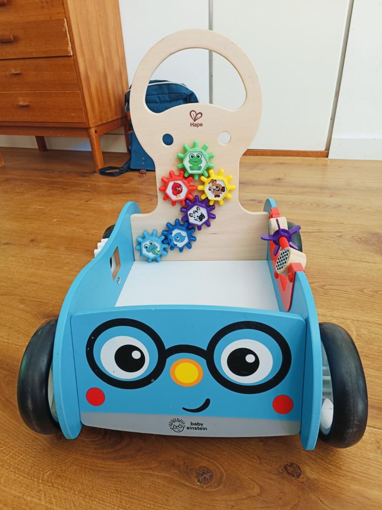 Baby Einstein Hape Houten Loopwagen met Activiteiten, Ophalen, Zo goed als nieuw, Overige typen
