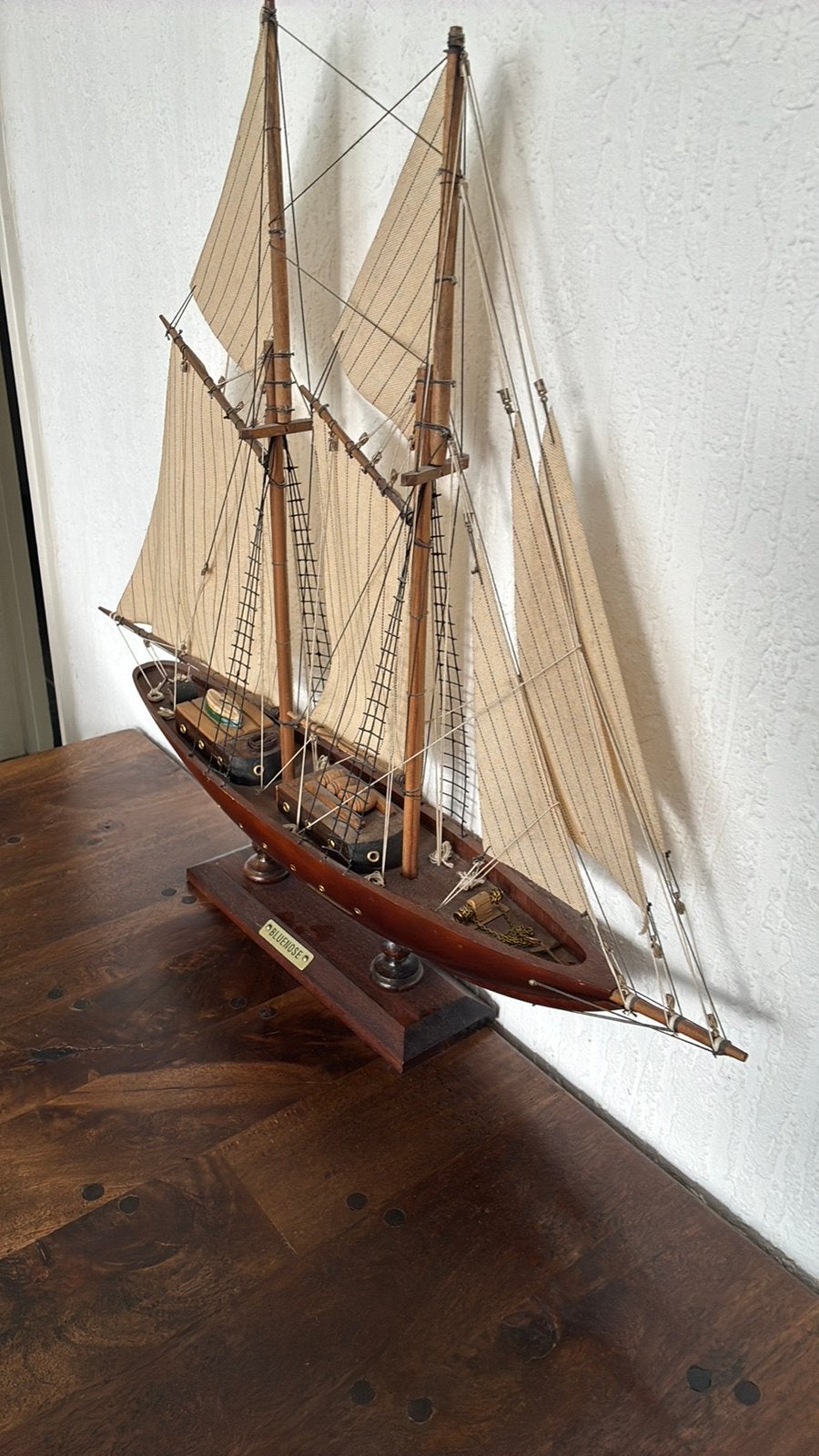 Bluenose zeilschip, Ophalen