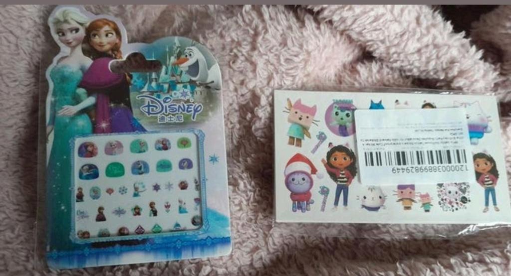 Frozen Nagelstickers & Gabby's Tattoos nieuw in verpakking, Ophalen, Nieuw