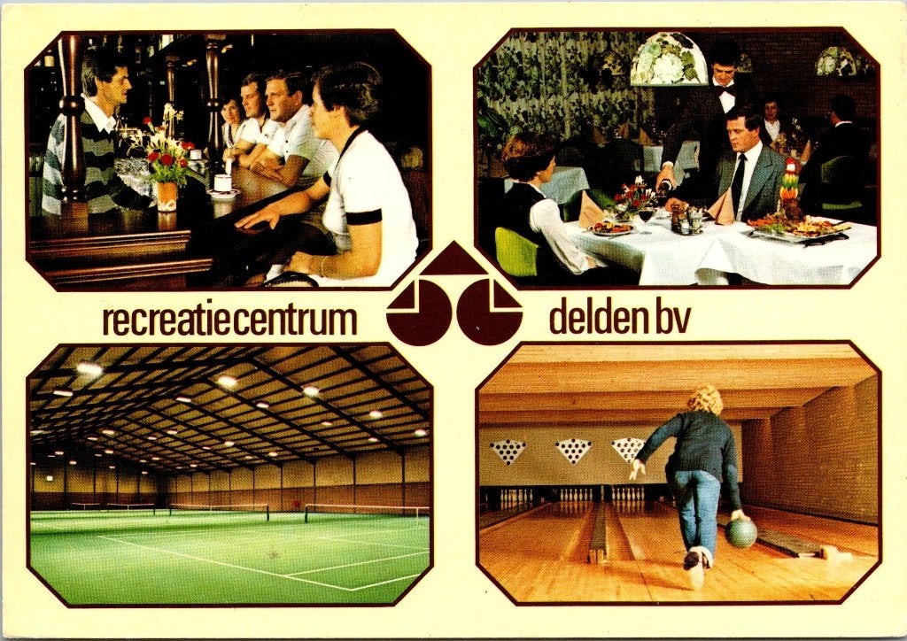 Delden - 3 ansichtkaarten recreatiecentrum Aparthotel, Verzamelen, Verzenden, 1960 tot 1980, Ongelopen, Overijssel