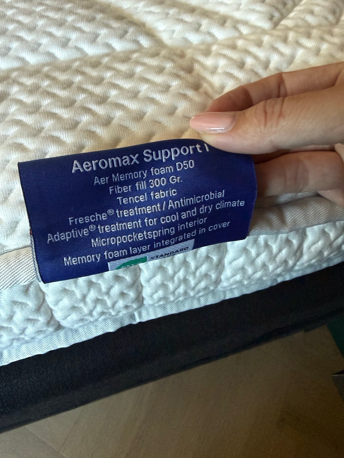 Aeromax Support I Topper, Huis en Inrichting, Slaapkamer | Matrassen en Bedbodems, Ophalen, Gebruikt, Tweepersoons, Matras