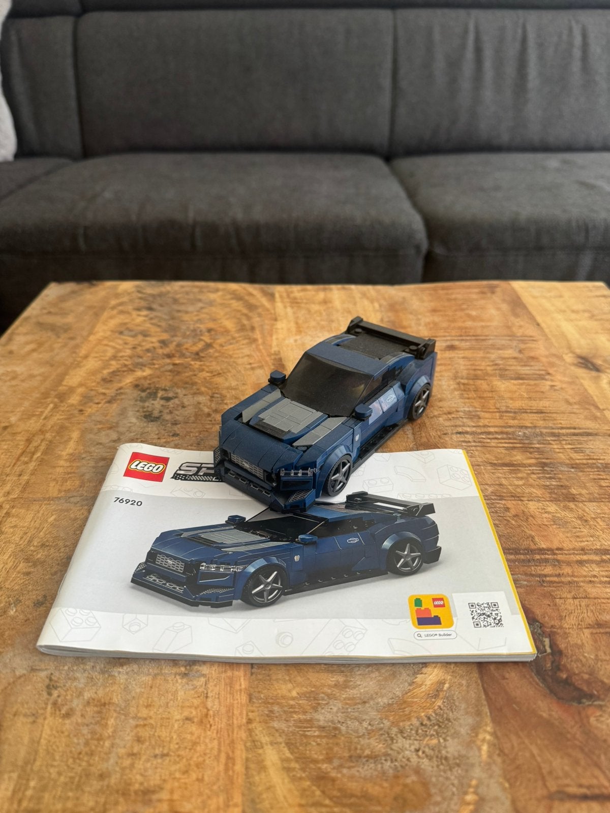 LEGO Speed Champions 76920 – Ford Mustang Dark Horse, Ophalen, Lego, Inclusief instructies, Speed Champions