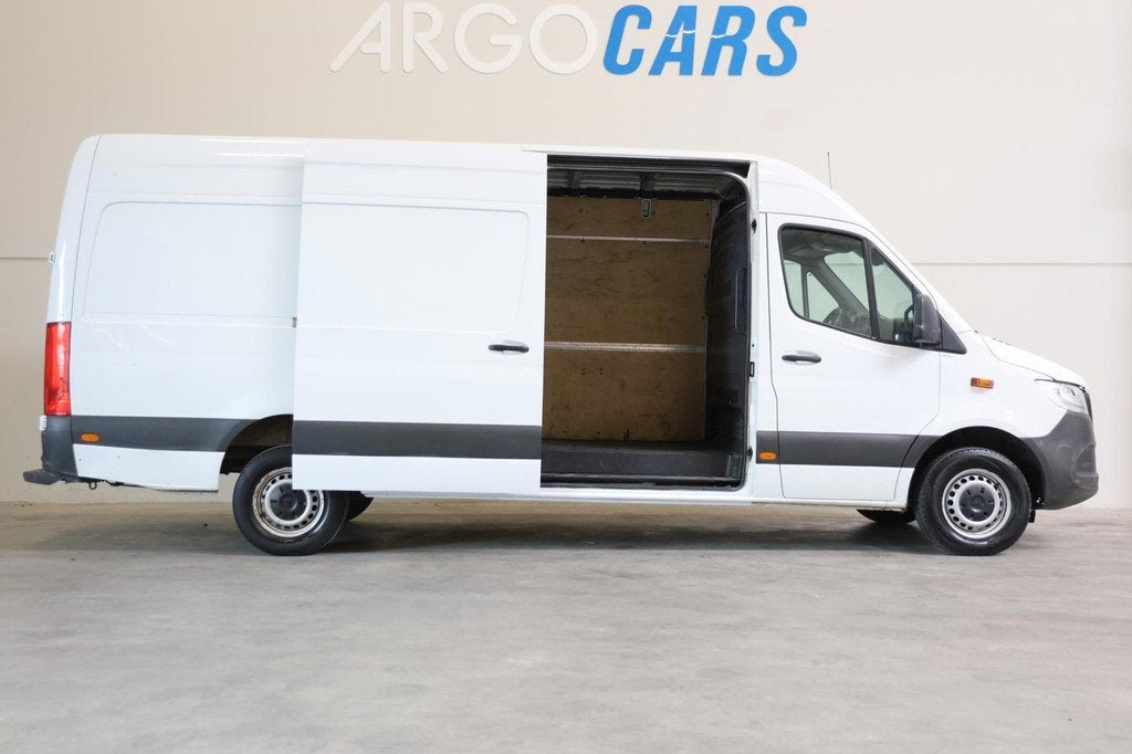 Mercedes-Benz Sprinter 314 CDI L3/H2 EURO6 DUBBELE SCHUIFDEU, Auto's, Bestelauto's, Gebruikt, Zwart, Wit, Bedrijf