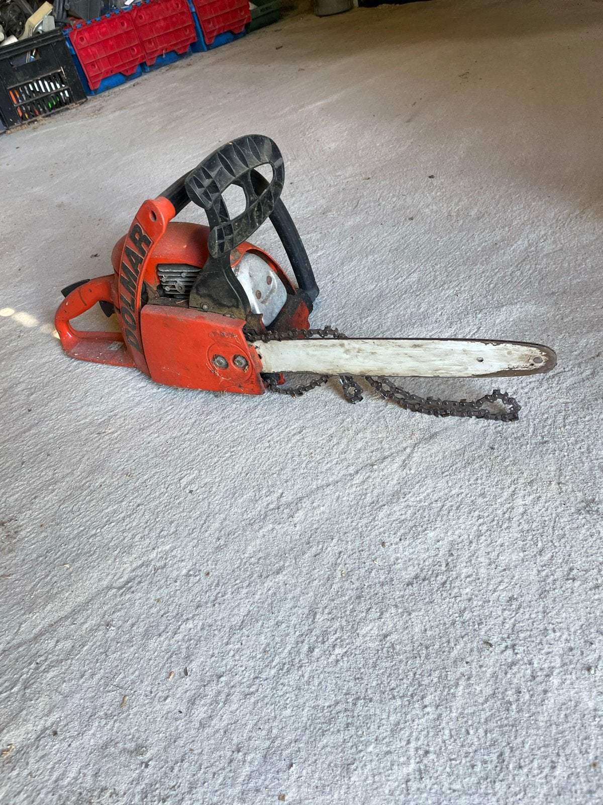 2 Kettingzagen: Dolmar en Husqvarna 41 (voor onderdele, Ophalen of Verzenden, Gebruikt, Overige typen