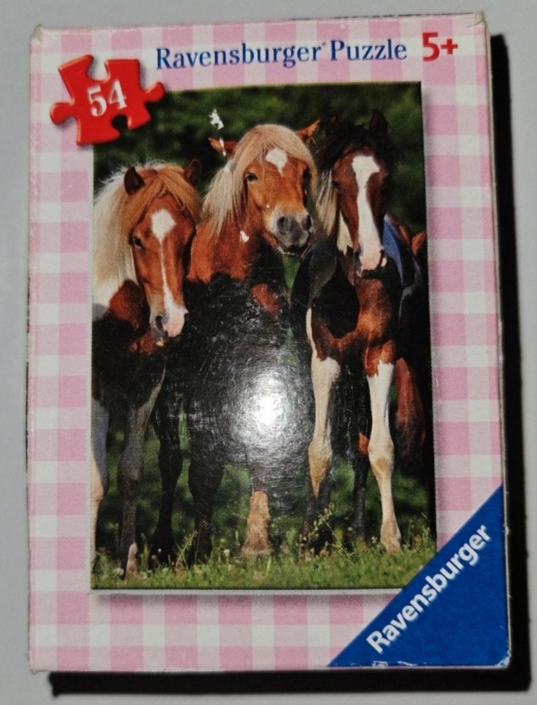 Ravensburger Minipuzzel Paarden – 54 stukjes (5+), Hobby en Vrije tijd, Denksport en Puzzels, Ophalen of Verzenden, Minder dan 500 stukjes