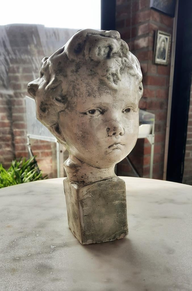 Brocante beeld. 25cm hoogte. Gips., Ophalen