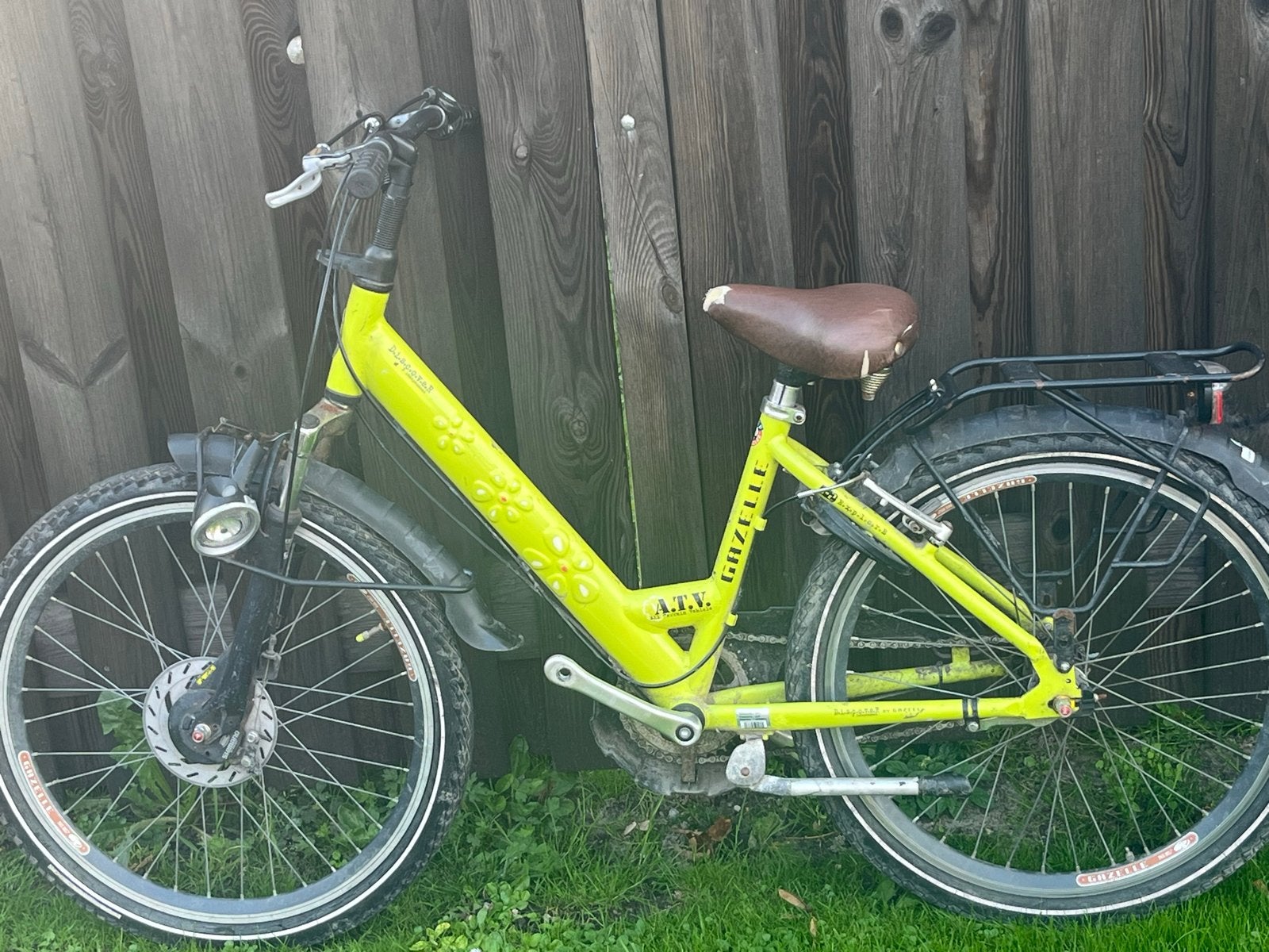 Gazelle A.T.V. Kinderfiets - Geel, Ophalen, Gebruikt