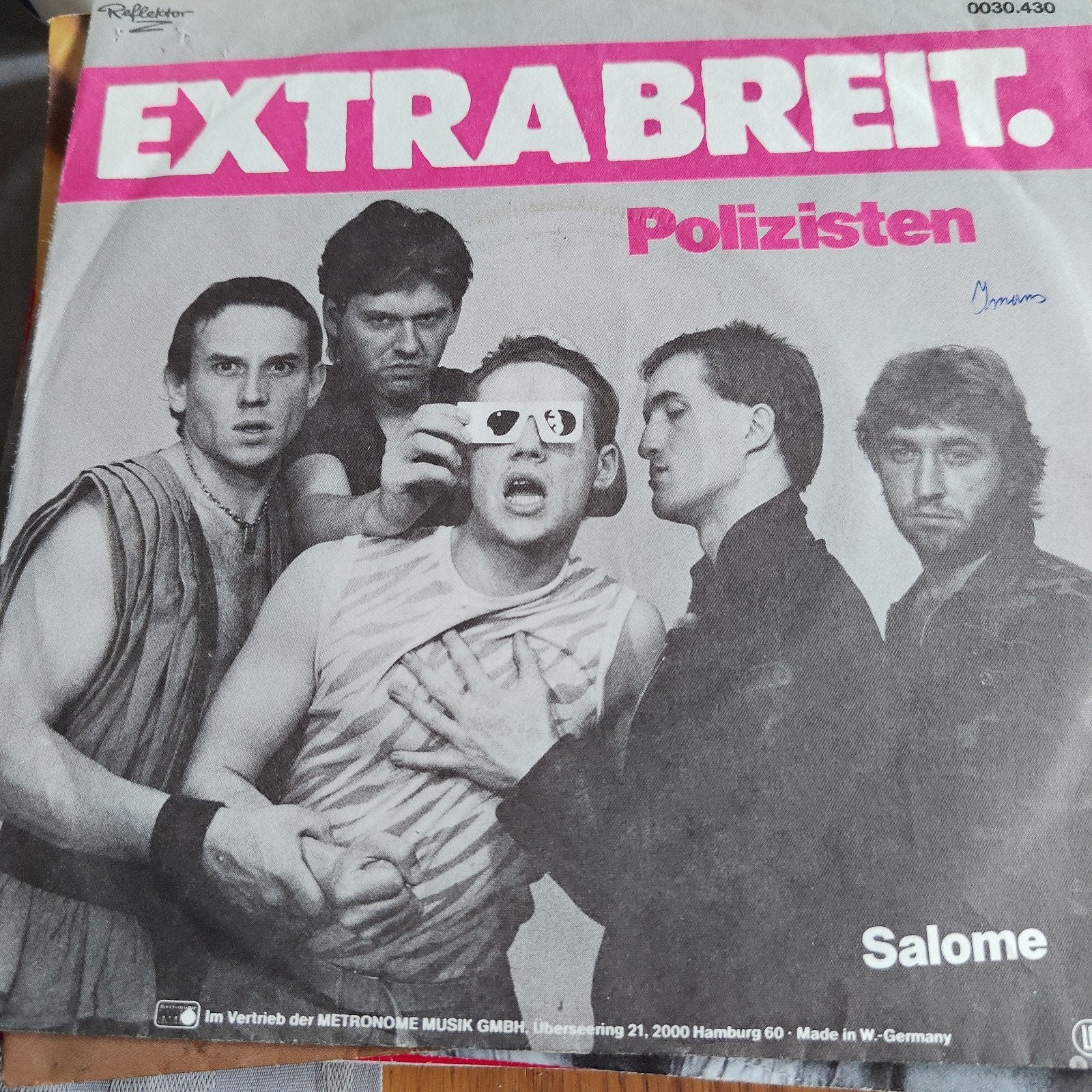 Extrabreit - Polizisten / Salome (Single), Ophalen of Verzenden, Gebruikt, 7 inch