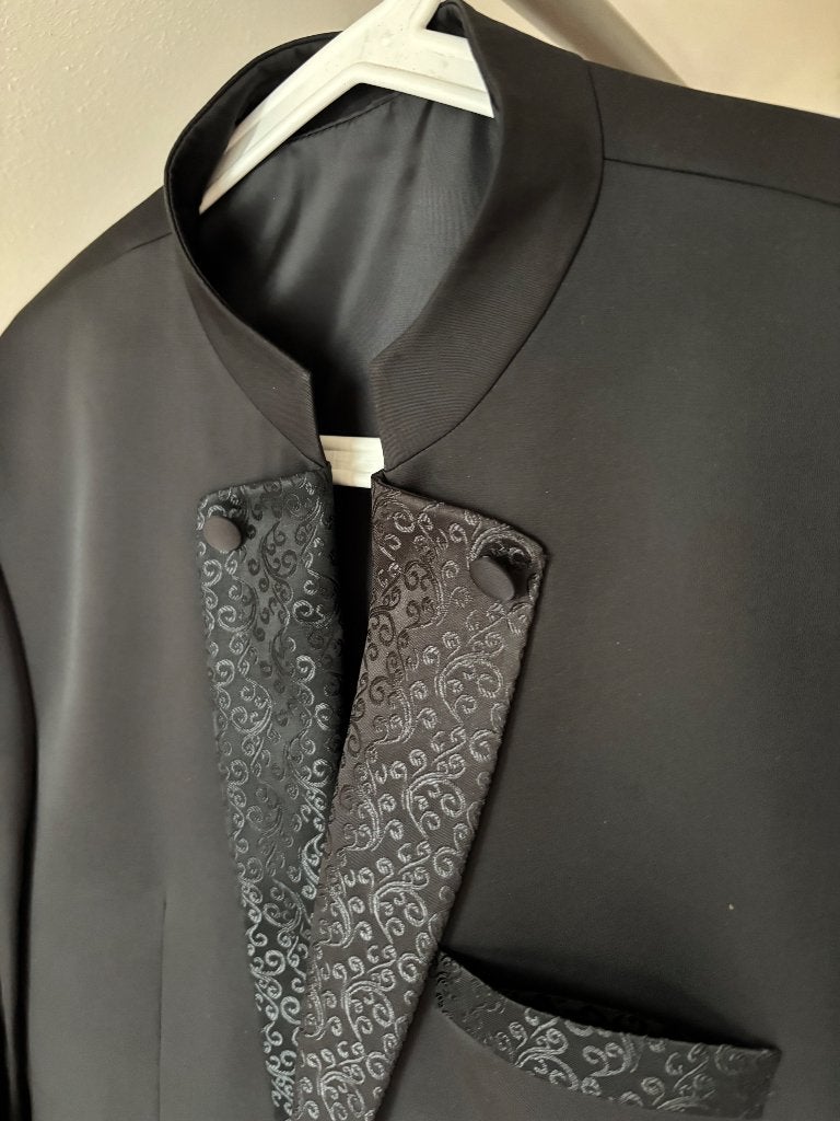 Herenpak compleet maat M, Kleding | Heren, Ophalen, Zo goed als nieuw, Maat 48/50 (M), Zwart