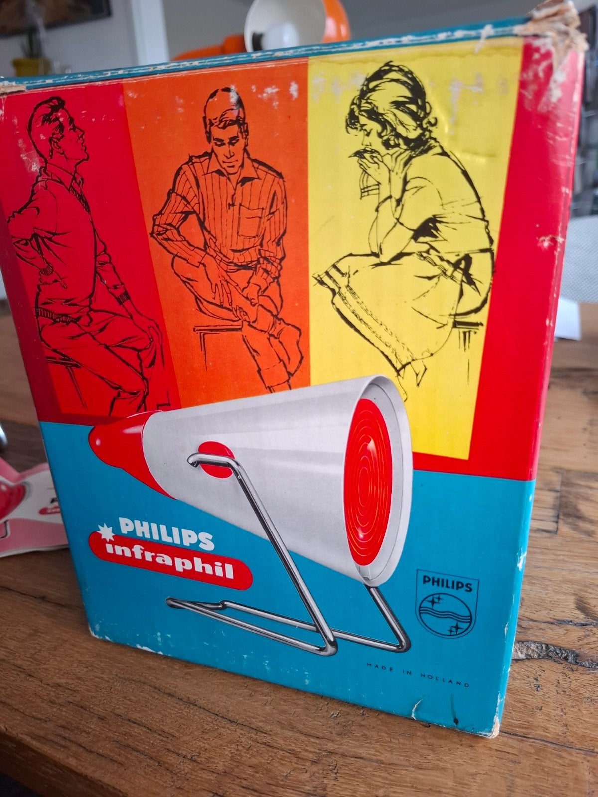 vintage Philips Infraphil infraroodlamp KL7500, Ophalen, Gebruikt, Overige typen