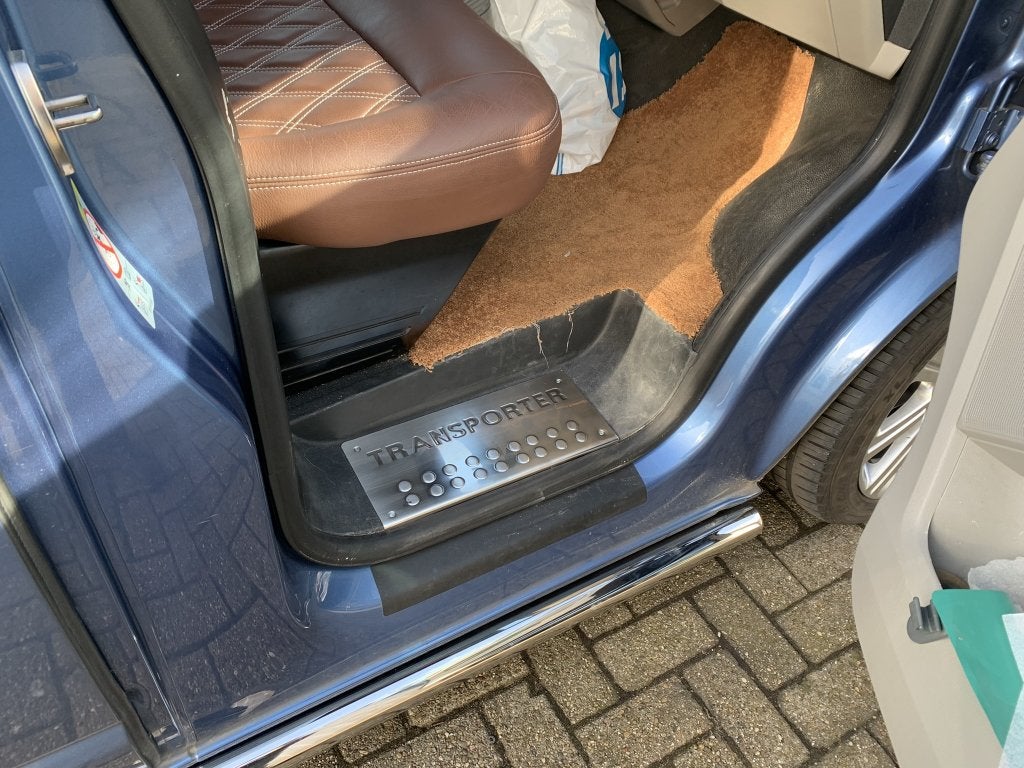 VW T6 Transporter instaplijsten, Niet ingevuld, Niet ingevuld, Niet ingevuld