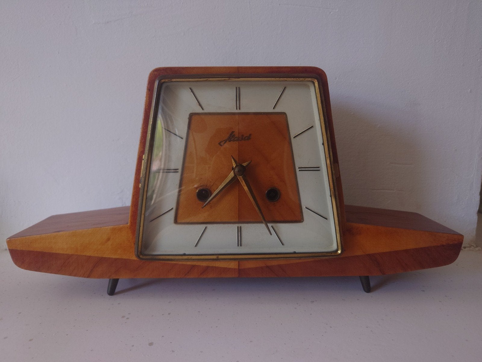 Haid vintage Tafelklok - Jaren '50/'60 Design, Ophalen