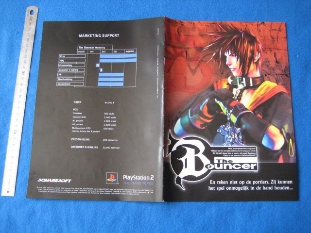Promo flyer Bouncer, Chocobo Racing, Ehrgeiz, Tobal No 1, Spelcomputers en Games, Overige genres, 1 speler, Ophalen of Verzenden