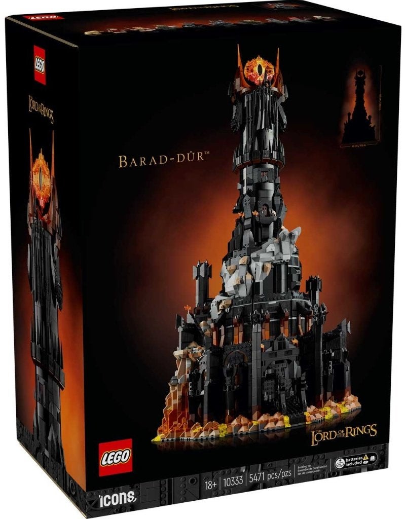 Te huur: Lego Barad-dur 10333, Gebruikt, Overige thema's, Compleet, Lego