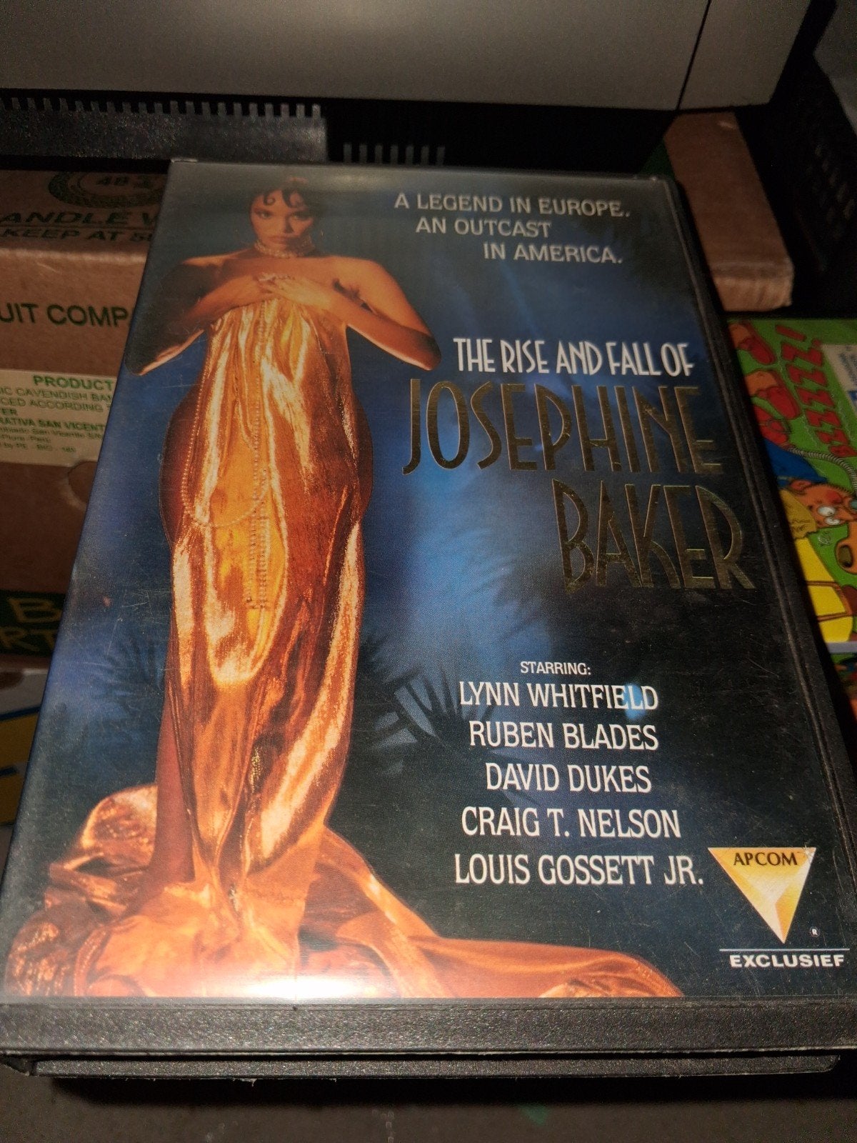 Vhs ex-rental  - The Rise And Fall Of Josephine Baker, Vanaf 16 jaar, Ophalen of Verzenden, Gebruikt, Horror