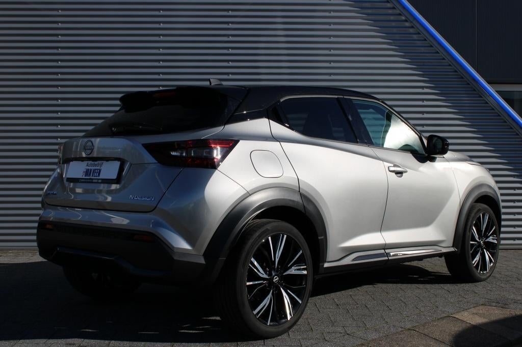 Nissan Juke 1.0 DIG-T N-Design | Navi | Camera | Clima | 19I, Auto's, Nissan, Stof, Gebruikt, Zwart, Bedrijf