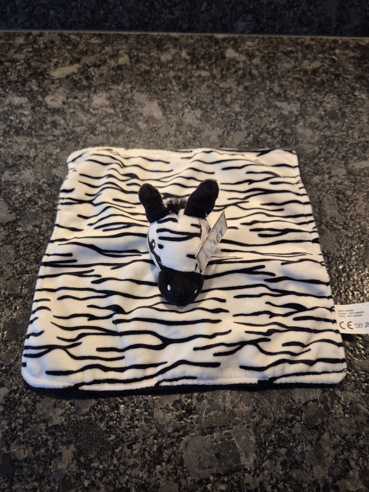 Wibra - Knuffeldoekje Zebra NIEUW, Ophalen of Verzenden, Nieuw, Overige typen