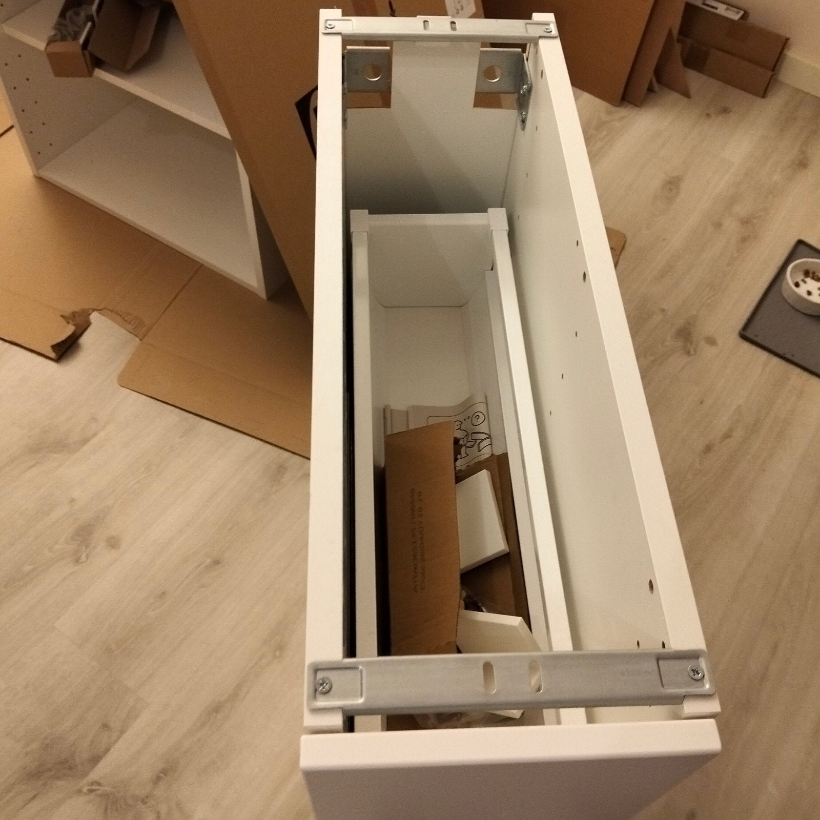 IKEA Metod keukenkast met Maximera uittreklade, wit, 20x60, Ophalen, Minder dan 50 cm, Wit, Nieuw