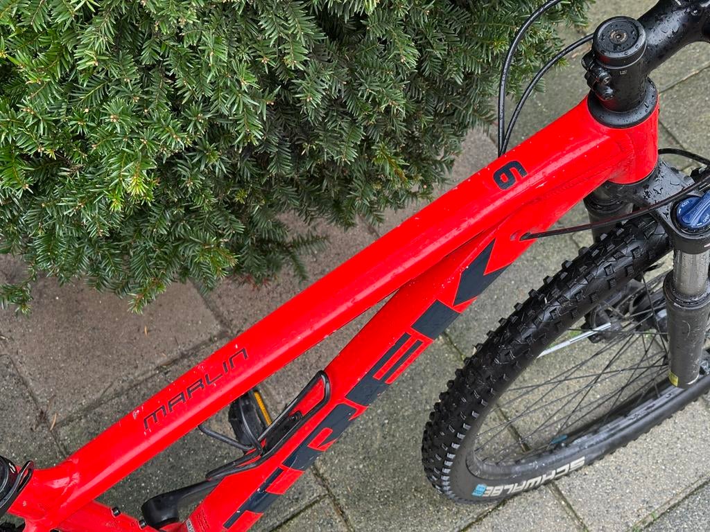 Trek Marlin 6 29 inch MTB maat M ongeveer van 12 tot 14 jaar, Gebruikt, Versnellingen, Schijfrem, Trek