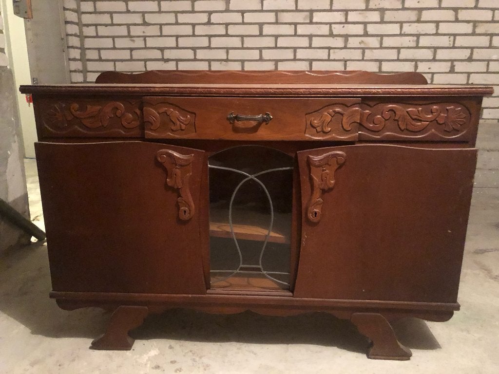 Vintage kastje / dressoir, Ophalen, Gebruikt, 25 tot 50 cm, Met deur(en)