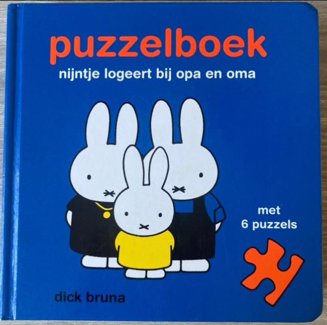 Nijntje logeert bij opa en oma PUZZELBOEK - Dick Bruna, Ophalen of Verzenden, Zo goed als nieuw