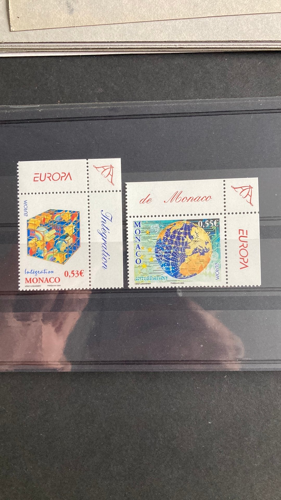 Monaco 2799/2800 eren Europa post fris/1924, Ophalen of Verzenden