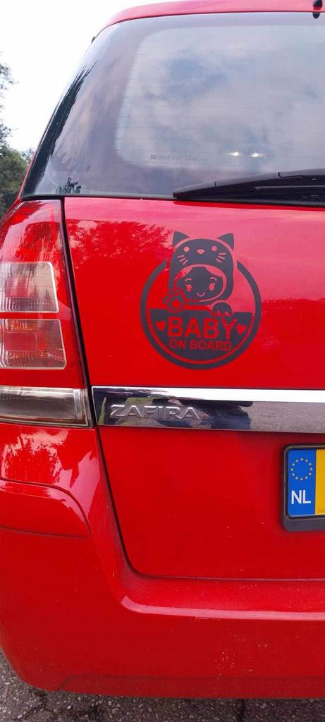 Baby on Board autosticker – Veiligheid + stijl, Ophalen of Verzenden