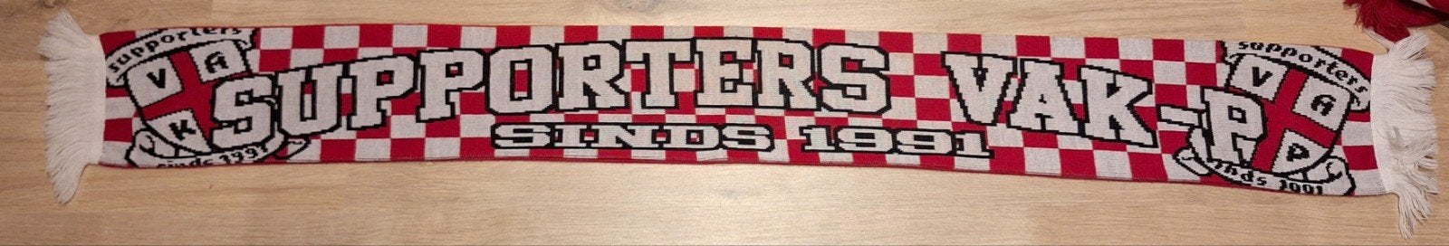 FC Twente VAK-P Supporters Sjaal - Sinds 1991, Ophalen of Verzenden, Zo goed als nieuw, F.C. Twente, Vaantje of Sjaal