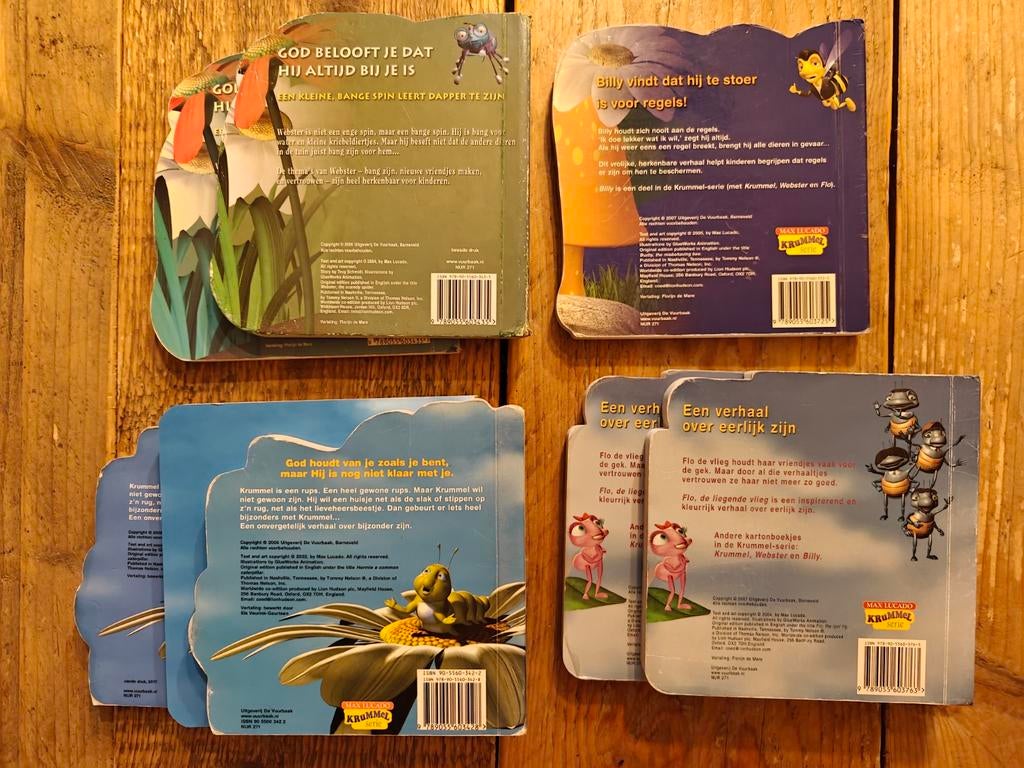 8 kartonnen boekjes van Max Lucado., Ophalen of Verzenden, Zo goed als nieuw