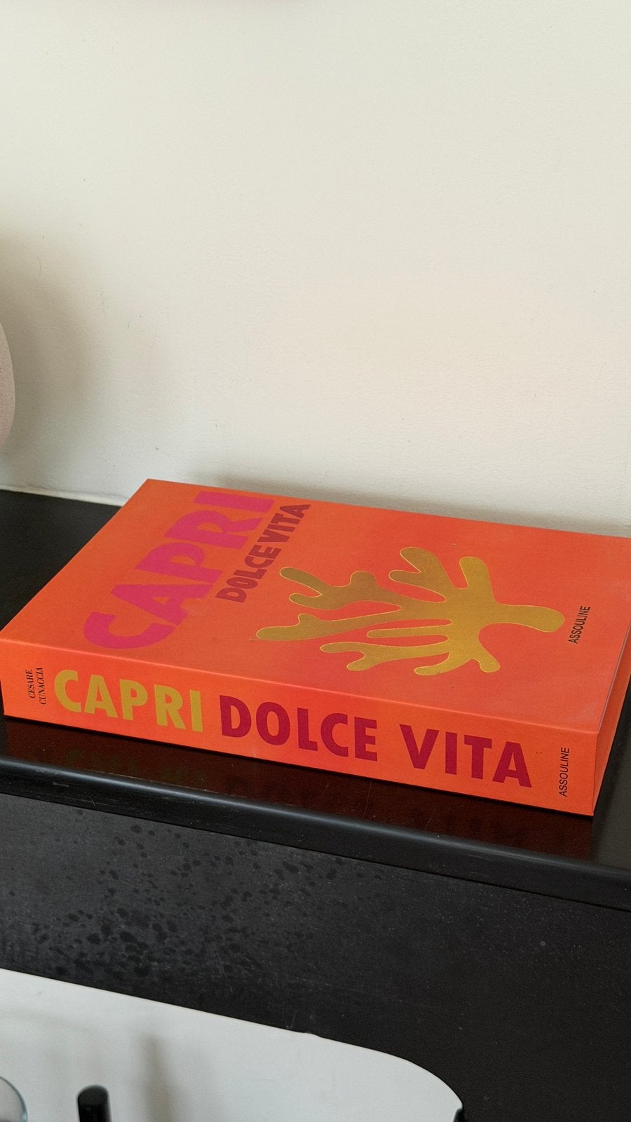 Opbergboek oranje capri, Ophalen