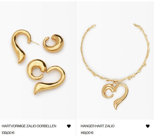 Nieuw/ nooit gedragen! Desigual Zalio Gouden Sieradenset: Ch, Nieuw, Ophalen of Verzenden, Goud, Overige materialen
