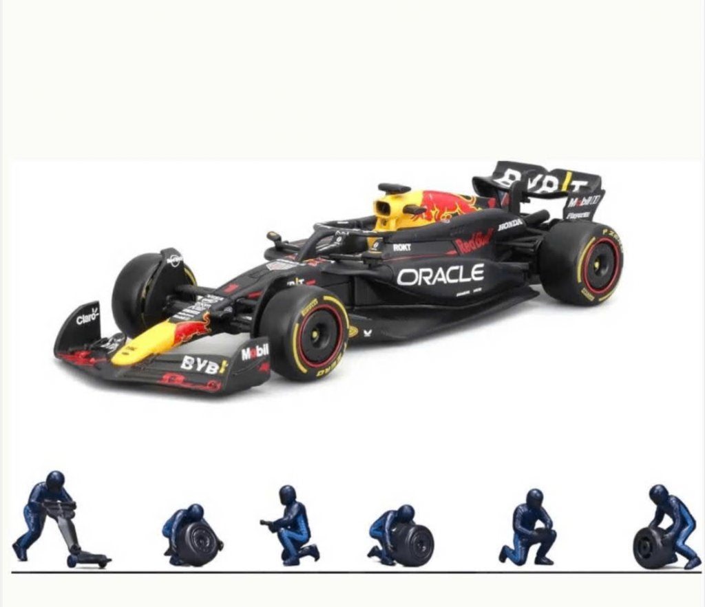 Red Bull RB20 Verstappen Pit Stop 1/43 F1 24 BURAGO 18-38453, Verzenden, Nieuw, Auto, Overige merken