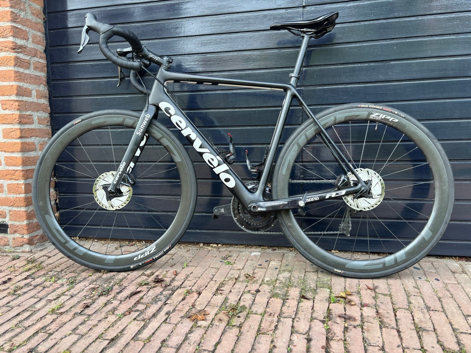 Cervélo racefiets met Shimano Dura Ace en Zipp Carbon wielen, Fietsen en Brommers, 28 inch, Gebruikt, Carbon, Meer dan 20 versnellingen