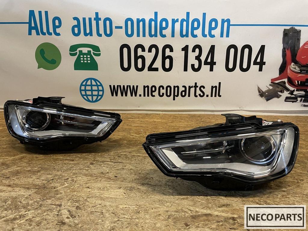 AUDI A3 8V XENON LED KOPLAMPEN COMPLEET ORIGINEEL 2012-2016, Auto-onderdelen, Verlichting, Gebruikt, -, -, -