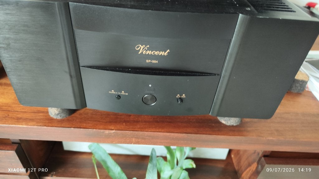 Vicent SP994 Poweramp, Audio, Tv en Foto, Versterkers en Receivers, Overige merken, Ophalen of Verzenden, Zo goed als nieuw, 120 watt of meer