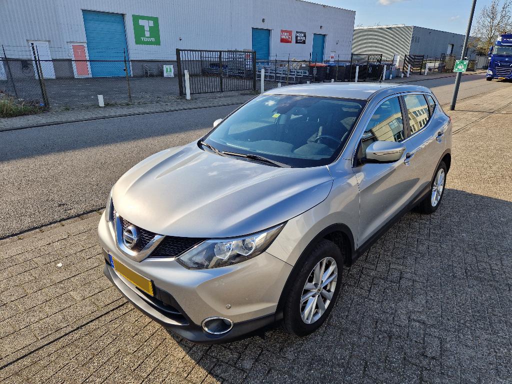 Nissan Qashqai 1.2 Dig-t 85KW 2WD 2014 Grijs, Voorwielaandrijving, Euro 5, Stof, Zwart