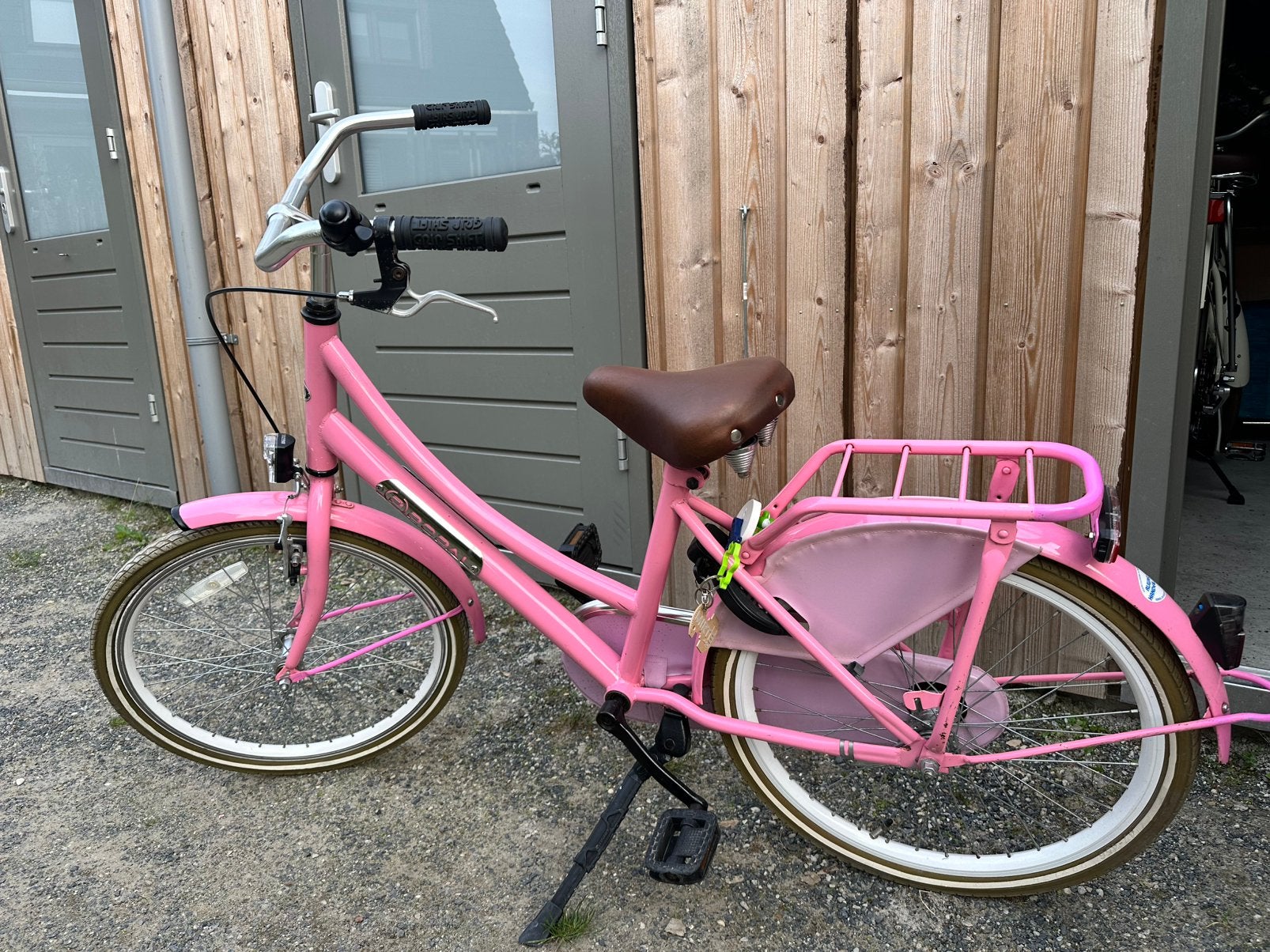 Popal 20”  meisjesfiets, Fietsen en Brommers, Ophalen, Terugtraprem, Gebruikt, Handrem